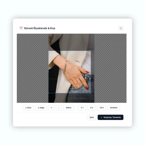 Ürün görsellerinizi düzenleyin